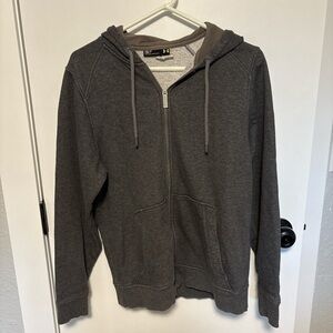 Under Armour Men's Charcoal Zip-Up Sweater